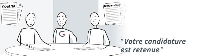 Votre candidature est retenue Votre candidature est retenue
